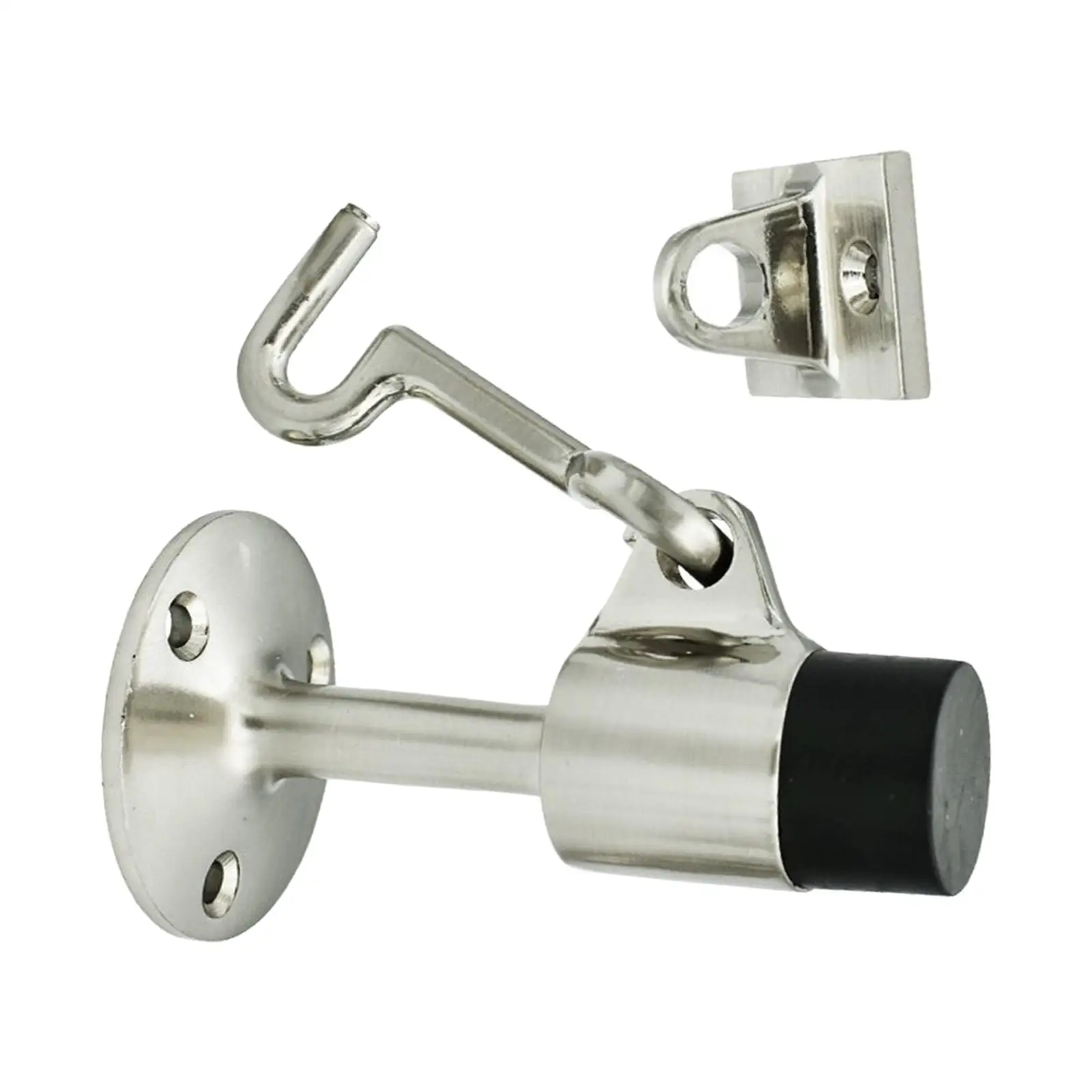 1pc Heavy Duty Door Stopper with Hook, Door Holder Stop with Sound Dampening Rubber Bumper Wall Mounted Door Floor Stop Holder
1pc Heavy Duty Door Stopper with Hook, Door Holder Stop with Sound Dampening Rubber Bumper Wall Mounted Door Floor Stop Holder