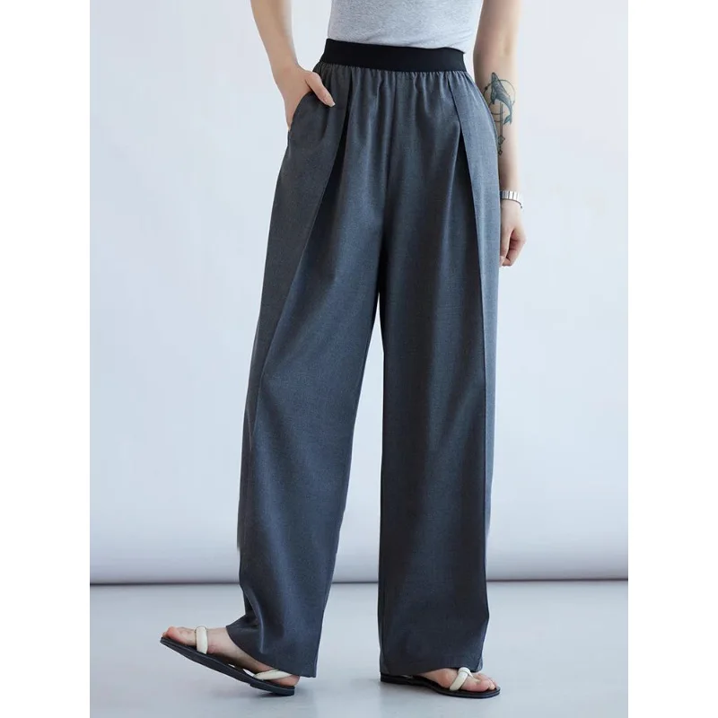 Dave&di Waist Head Contrasting Color, Lyocell Elastic Waistband, Loose And Wide Leg Temperament, Western Pants, Long Pants
Dave&di Waist Head Contrasting Color, Lyocell Elastic Waistband, Loose And Wide Leg Temperament, Western Pants, Long Pants