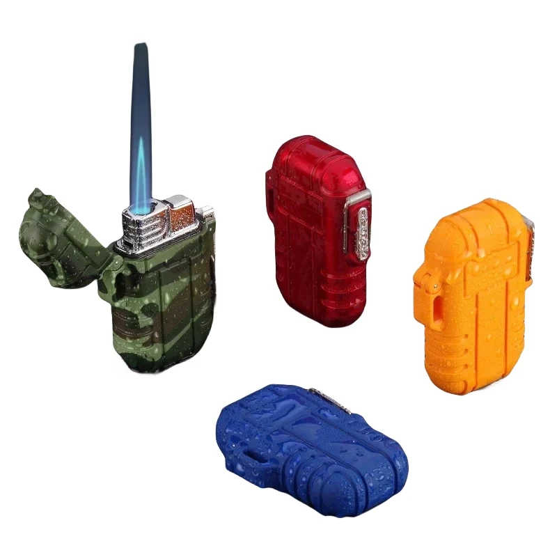 Camouflage Portable Outdoor Waterproof Inflatable Windproof Lighter Blue Flame Windproof Direct Charge Lighter
Camouflage Portable Outdoor Waterproof Inflatable Windproof Lighter Blue Flame Windproof Direct Charge Lighter