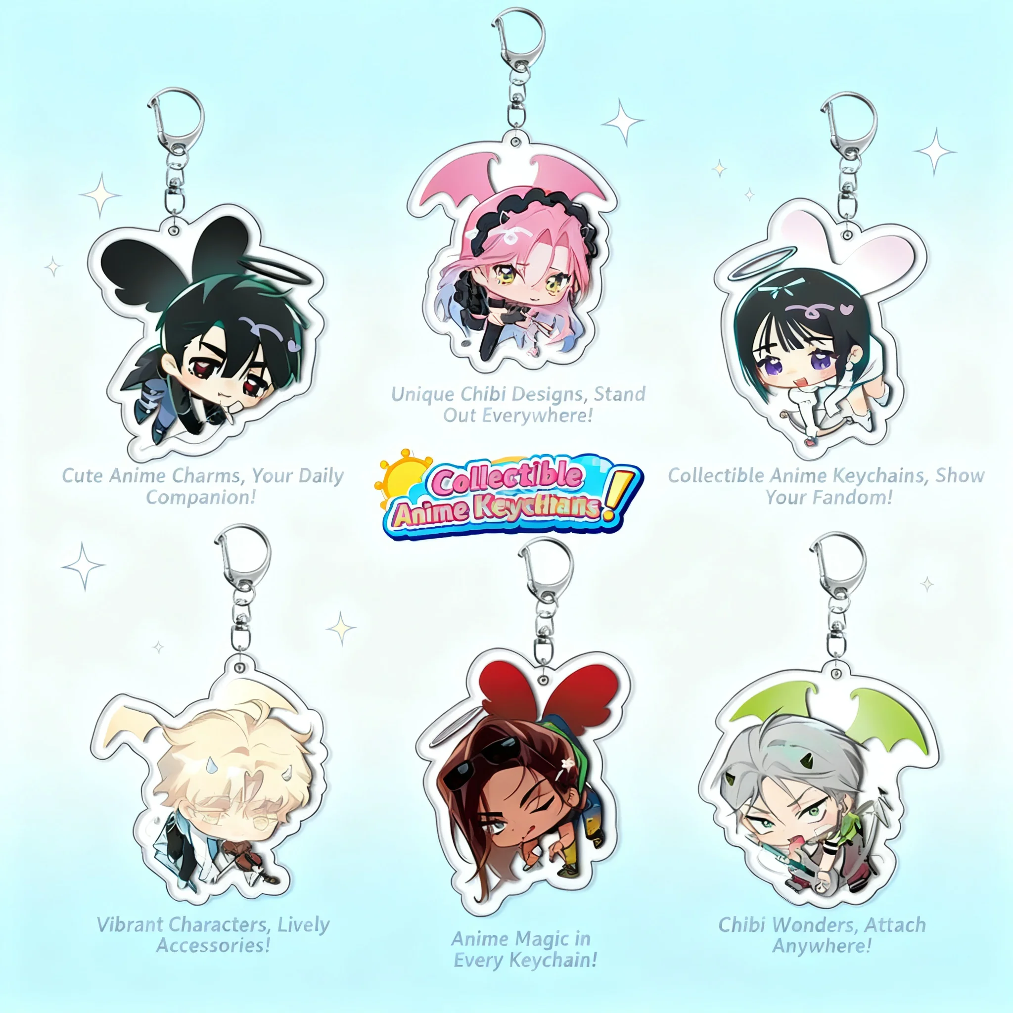 Sua Mizi Anime Keychain Acrylic Layered Irregular Stage Cute Pendant Accessories Wholesale Dropshipping
Sua Mizi Anime Keychain Acrylic Layered Irregular Stage Cute Pendant Accessories Wholesale Dropshipping