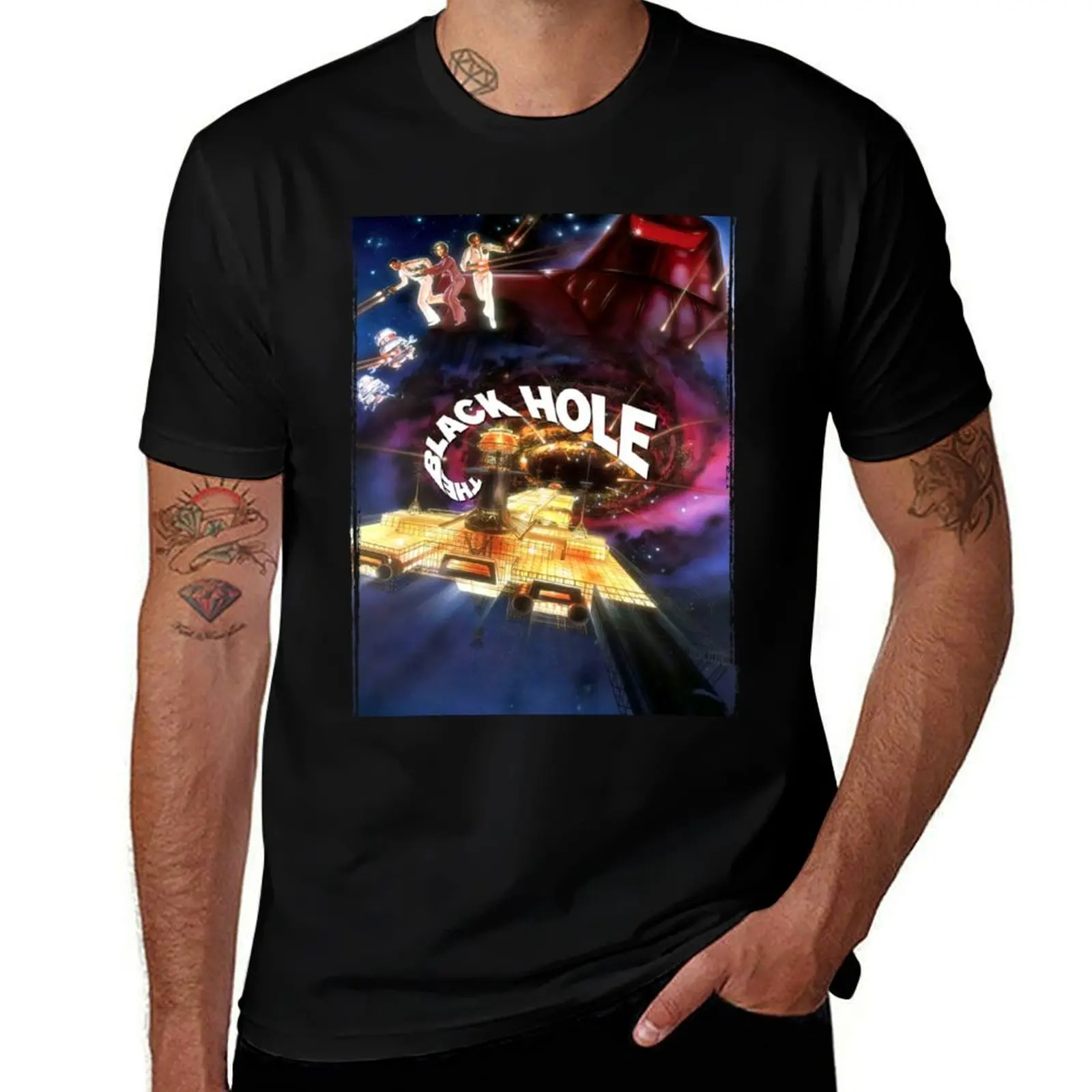 The Black Hole movie T-Shirt man t shirt graphic g man t shirts for men
The Black Hole movie T-Shirt man t shirt graphic g man t shirts for men