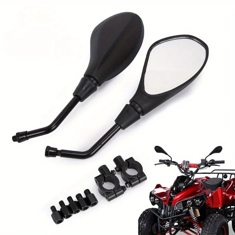 Universal Black PP Motorcycle Mirrors for Yamaha for KawasakiVibration-Proof with 8mm Threads Mount Kit Universal installation
Universal Black PP Motorcycle Mirrors for Yamaha for KawasakiVibration-Proof with 8mm Threads Mount Kit Universal installation