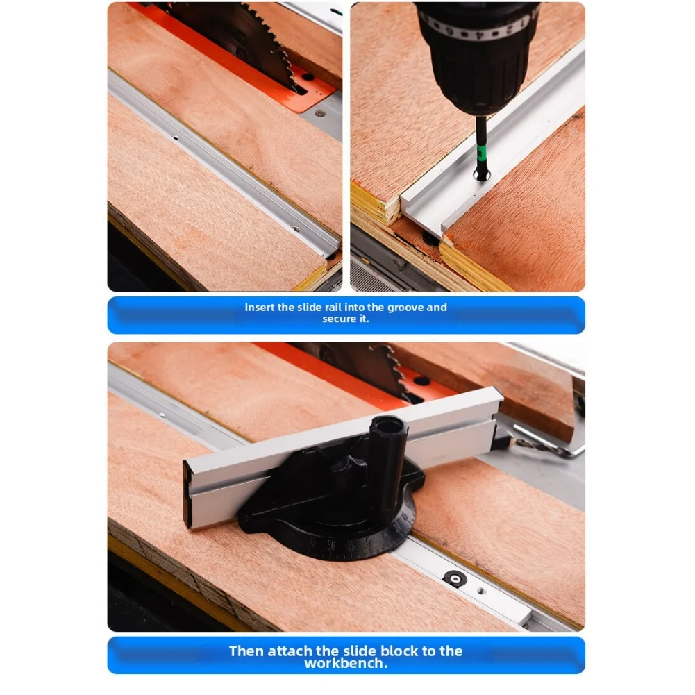 Направляющая из алюминиевого сплава, слайдер под углом, регулируемый с винтами, влагостойкий для деревообрабатывающих настольных пил для Т-образных паза
Направляющая из алюминиевого сплава, слайдер под углом, регулируемый с винтами, влагостойкий для деревообрабатывающих настольных пил для Т-образных паза