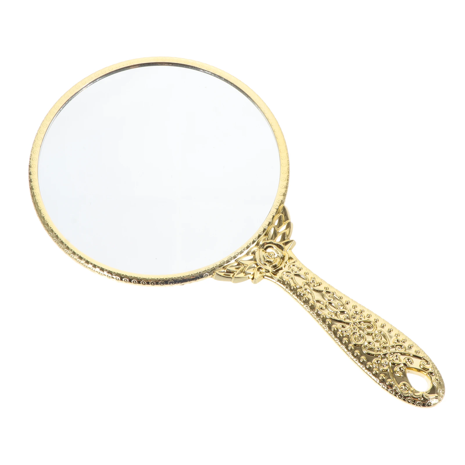 Rose Handle Mirror Held Make up Cute Handheld with Makeup Gold Hand-held Vintage Mirrors
Rose Handle Mirror Held Make up Cute Handheld with Makeup Gold Hand-held Vintage Mirrors