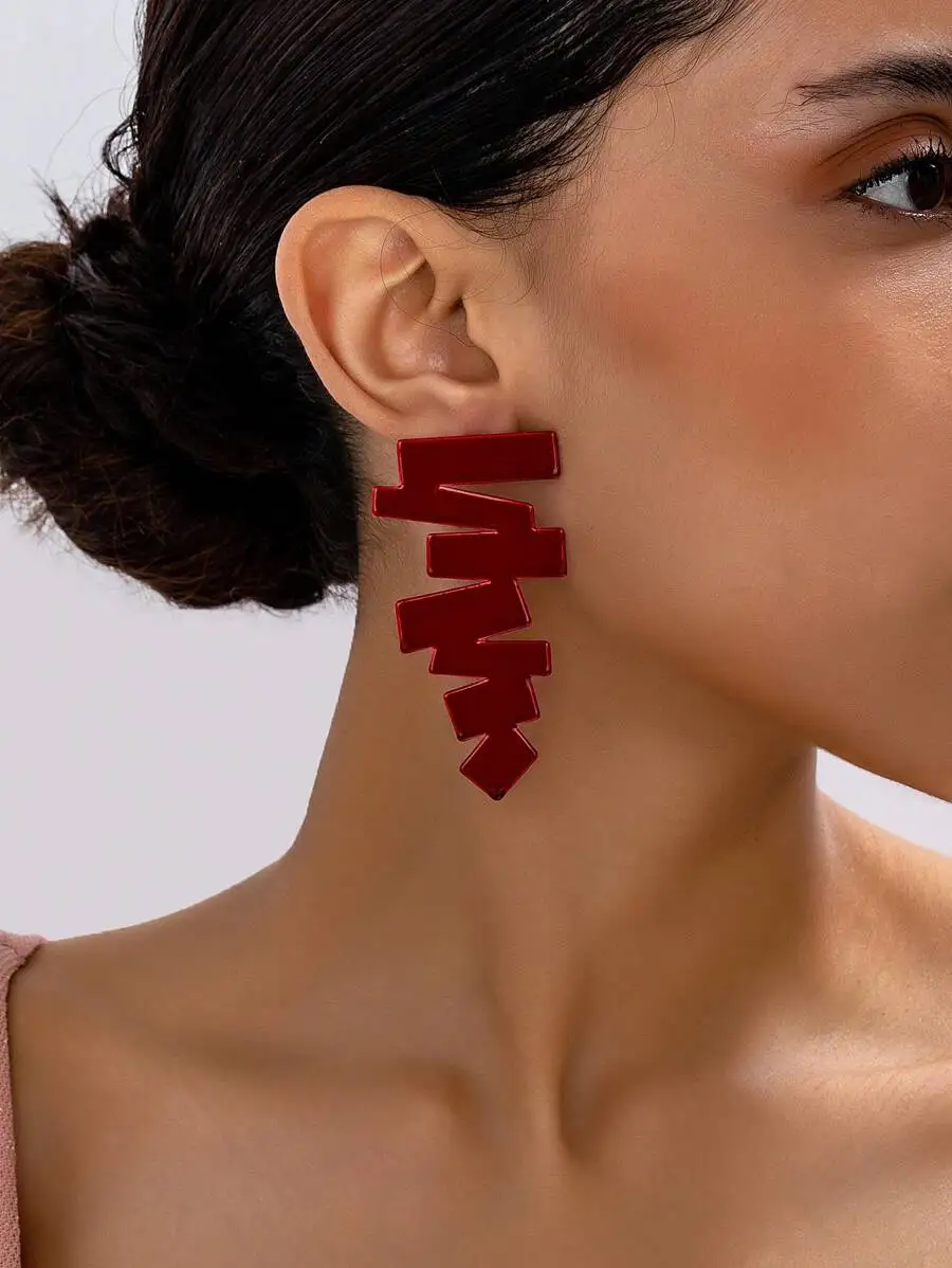 Asymmetrical Geometric Retro Exaggerated Drop Earrings For Women
Asymmetrical Geometric Retro Exaggerated Drop Earrings For Women