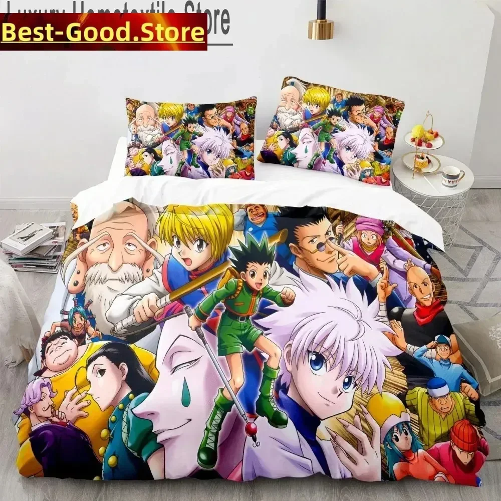 3d Anime Hunter X Hunter Bedding Set Duvet Cover Bed Set Quilt Cover Pillowcase Comforter king Queen Size Boys Adult Bedding Set
3d Anime Hunter X Hunter Bedding Set Duvet Cover Bed Set Quilt Cover Pillowcase Comforter king Queen Size Boys Adult Bedding Set