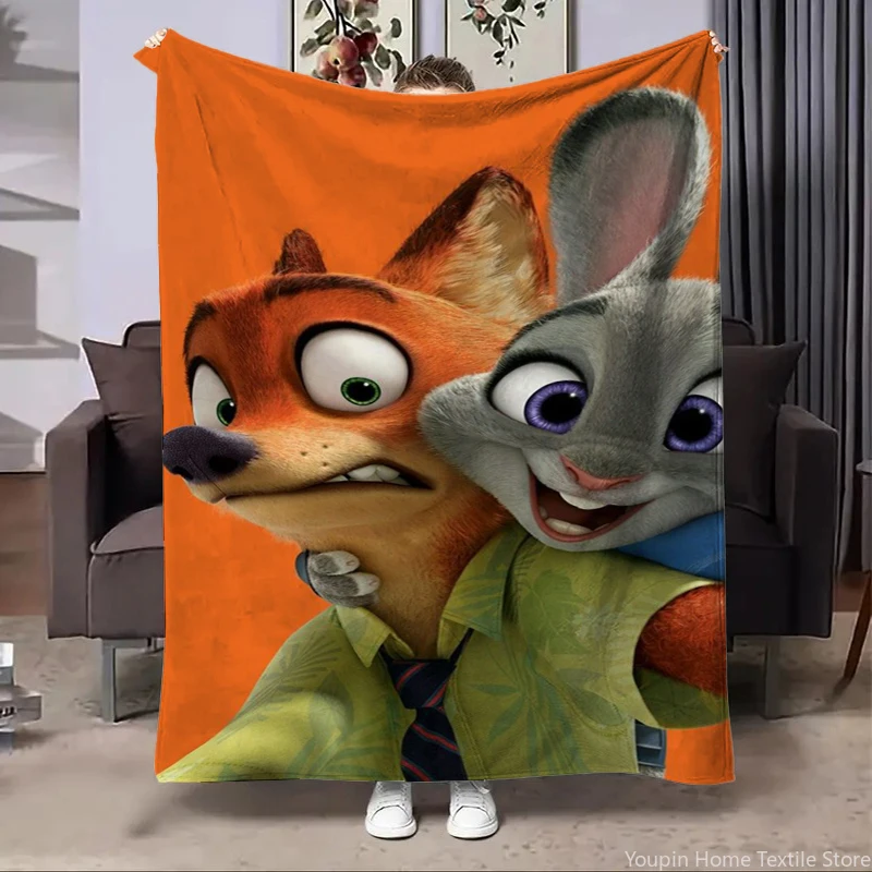 Disney Zootopia Fluffy Flannel Children Adult Blanket Cartoon Cute Plush for Home Bedroom Sofa Picnic Office Cover Soft Blanket
Disney Zootopia Fluffy Flannel Children Adult Blanket Cartoon Cute Plush for Home Bedroom Sofa Picnic Office Cover Soft Blanket