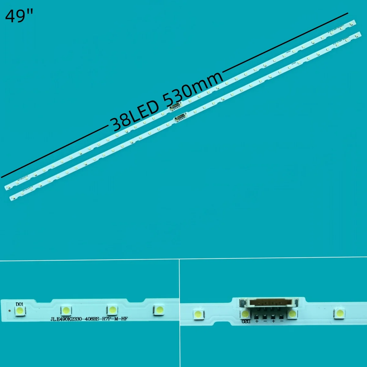 LED Strip for TV UN49NU7300K UE49NU7379 UN49NU7100 UE49NU7172U UE49NU7670U UE49NU7140U UE49NU7100U UE49NU7379U BN96-45953B
LED Strip for TV UN49NU7300K UE49NU7379 UN49NU7100 UE49NU7172U UE49NU7670U UE49NU7140U UE49NU7100U UE49NU7379U BN96-45953B