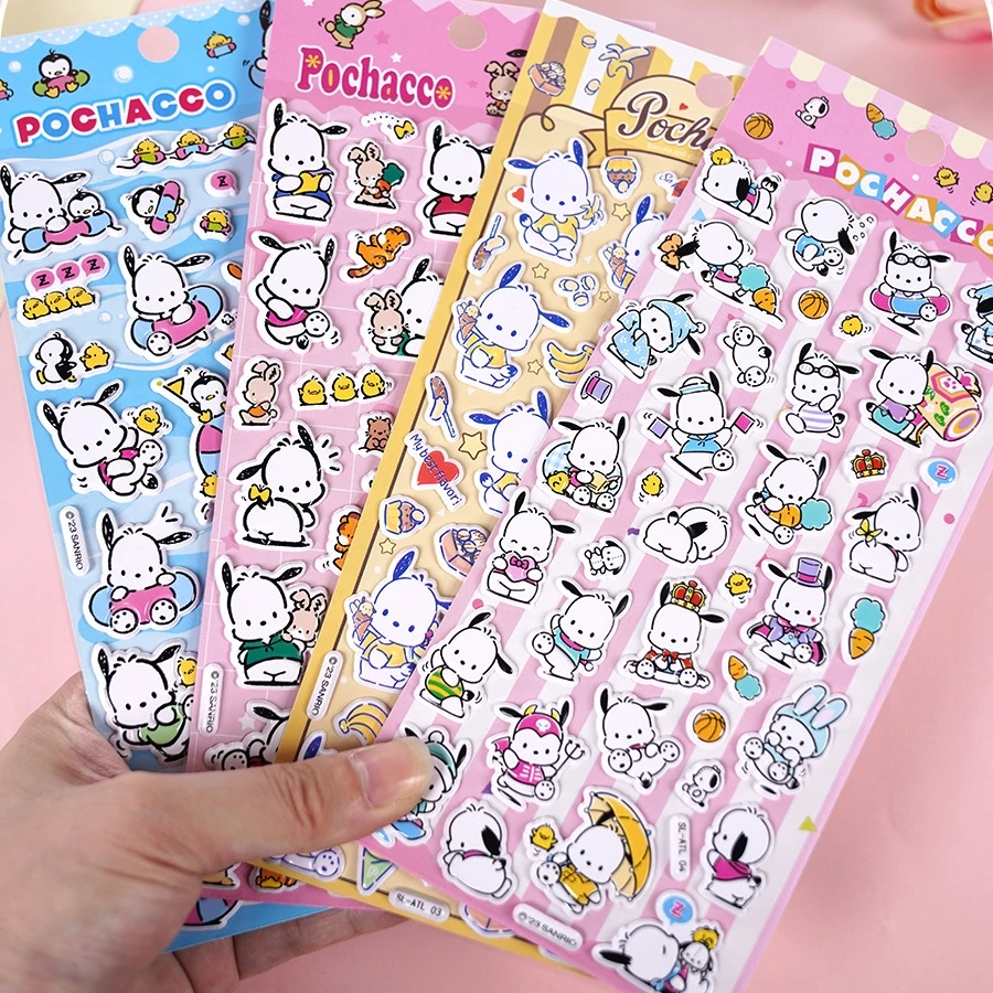 4 pcs/lot Cartoon Pochacco Sanrio 3D Puffy Decorative Stickers Diary Album Label Sticker DIY Scrapbooking Stationery Stickers
4 pcs/lot Cartoon Pochacco Sanrio 3D Puffy Decorative Stickers Diary Album Label Sticker DIY Scrapbooking Stationery Stickers