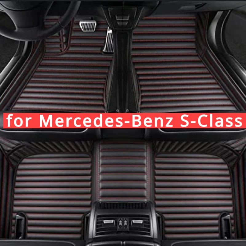 Custom Car Floor Mats for Mercedes-Benz S-Class S350 S400 S450 S500 S550 S600 Weather Auto Accessories Foot leather 2004-2023
Custom Car Floor Mats for Mercedes-Benz S-Class S350 S400 S450 S500 S550 S600 Weather Auto Accessories Foot leather 2004-2023