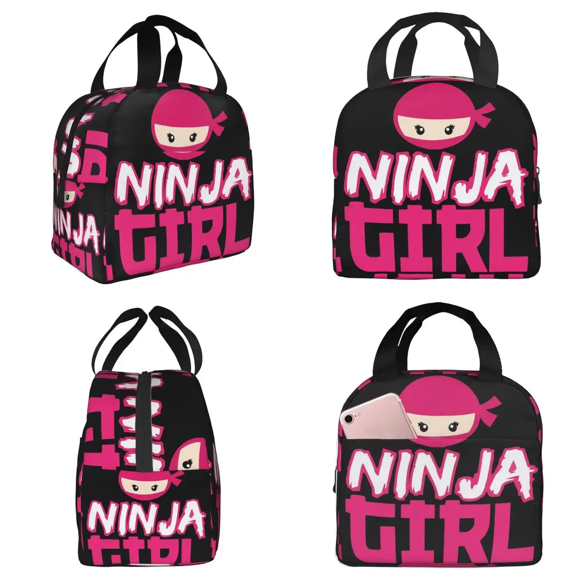 Spy Ninja Girl Insulated Lunch Bag for Kids School Cooler Thermal Food Box Tote Portable Lunch Boxes Container
Spy Ninja Girl Insulated Lunch Bag for Kids School Cooler Thermal Food Box Tote Portable Lunch Boxes Container
