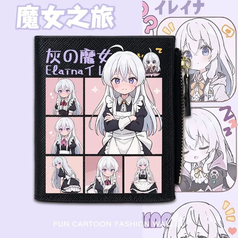 Witch's Jouney Anime Peipheal Shot Zippe Foldable Multi-Functional Unisex Student Multi-Cad Slot Leathe Wallet Cad
Witch's Jouney Anime Peipheal Shot Zippe Foldable Multi-Functional Unisex Student Multi-Cad Slot Leathe Wallet Cad