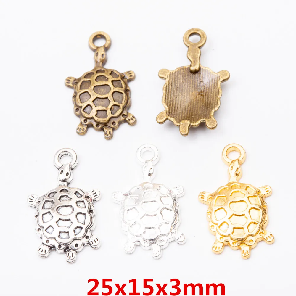 40pieces (tortoise) vintage zinc alloy charm metal pendant DIY jewelry discovery making accessories684
40pieces (tortoise) vintage zinc alloy charm metal pendant DIY jewelry discovery making accessories684