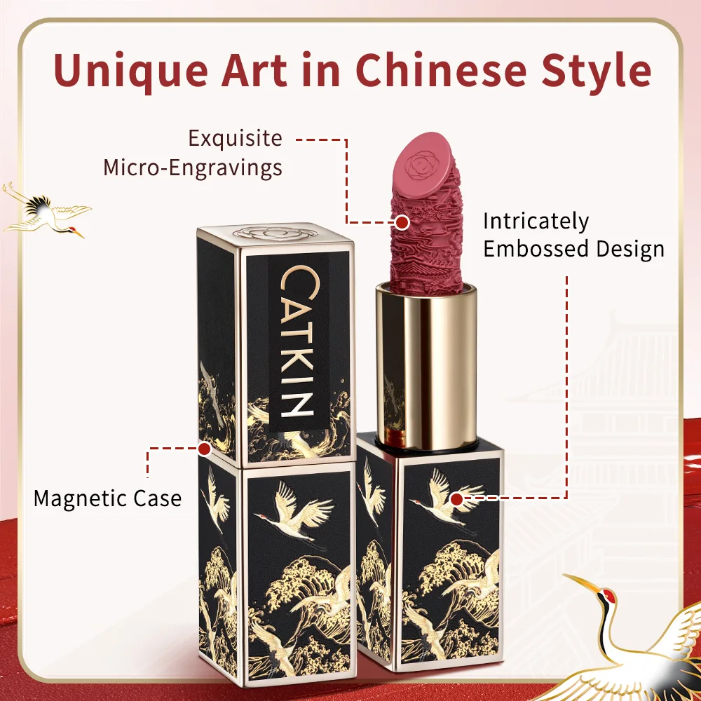 CATKIN Makeup Velvet Matte Lipstick, Hydrating Satin Long Lasting lipstick with Smooth and Creamy Texture
CATKIN Makeup Velvet Matte Lipstick, Hydrating Satin Long Lasting lipstick with Smooth and Creamy Texture