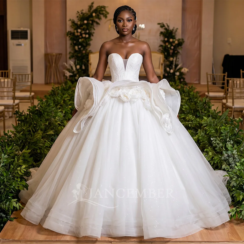 Vintage Wedding Dress Organza With Lace Princess Ball Gown Tiered Strapless Sleeveless Customized Bride Dress Vestido De Novia
Vintage Wedding Dress Organza With Lace Princess Ball Gown Tiered Strapless Sleeveless Customized Bride Dress Vestido De Novia