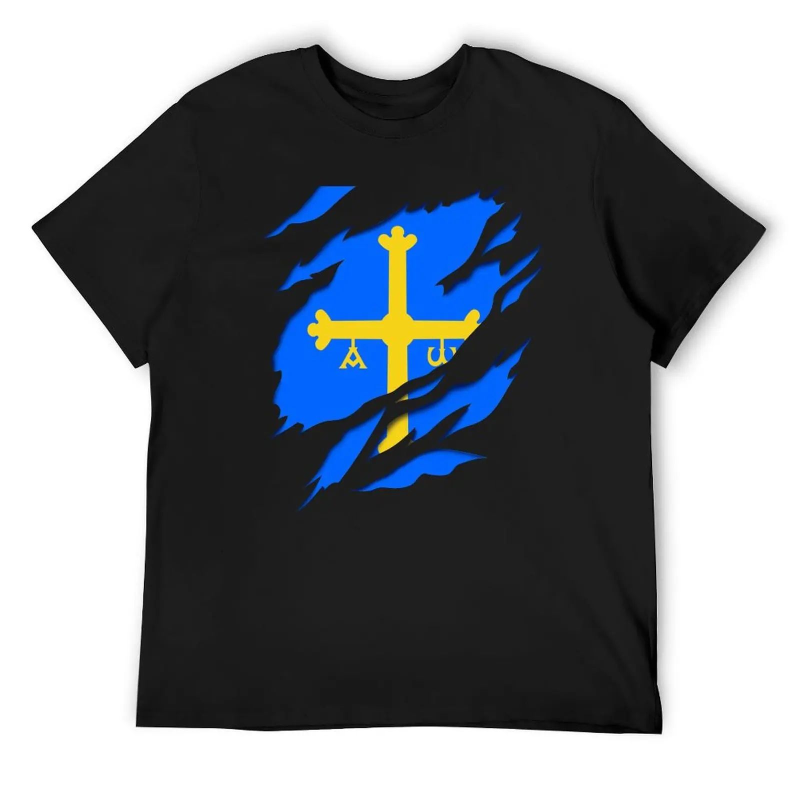 Asturias Flag and Coat of Arms Design T-Shirt summer shirt tops korean fashion plus sizes t shirts for men cotton
Asturias Flag and Coat of Arms Design T-Shirt summer shirt tops korean fashion plus sizes t shirts for men cotton
