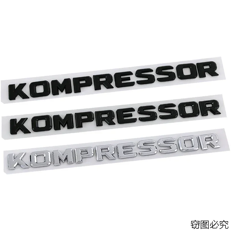 ABS Car Body Sticker Rear Trunk Badge Decal Exterior for Mercedes Benz KOMPRESSOR W210 W211 W212 W213 C Class GLA GLK ML GL GLE
ABS Car Body Sticker Rear Trunk Badge Decal Exterior for Mercedes Benz KOMPRESSOR W210 W211 W212 W213 C Class GLA GLK ML GL GLE