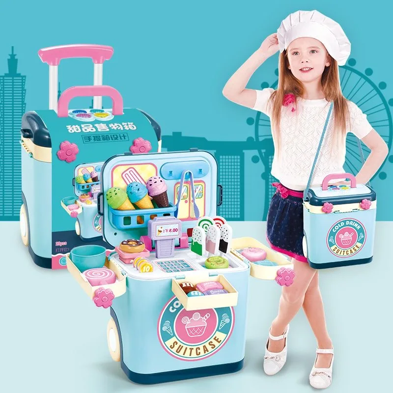 Pretend Play Kitchen Toys Set, Princess Vanity & Ice Cream Kit for Girls Kids Role Play
Pretend Play Kitchen Toys Set, Princess Vanity & Ice Cream Kit for Girls Kids Role Play