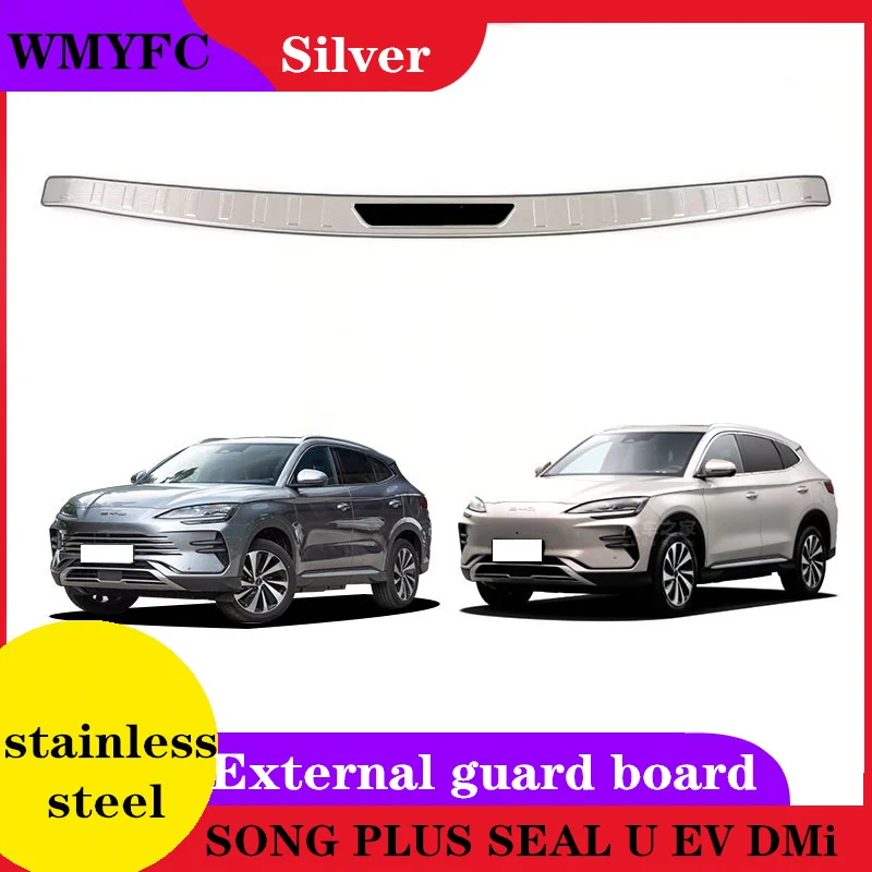 Rear Bumper Protection Window Sill Outside Trunks Decorative Plate Pedal For BYD Song Plus DMi EV 2023 2024
Rear Bumper Protection Window Sill Outside Trunks Decorative Plate Pedal For BYD Song Plus DMi EV 2023 2024