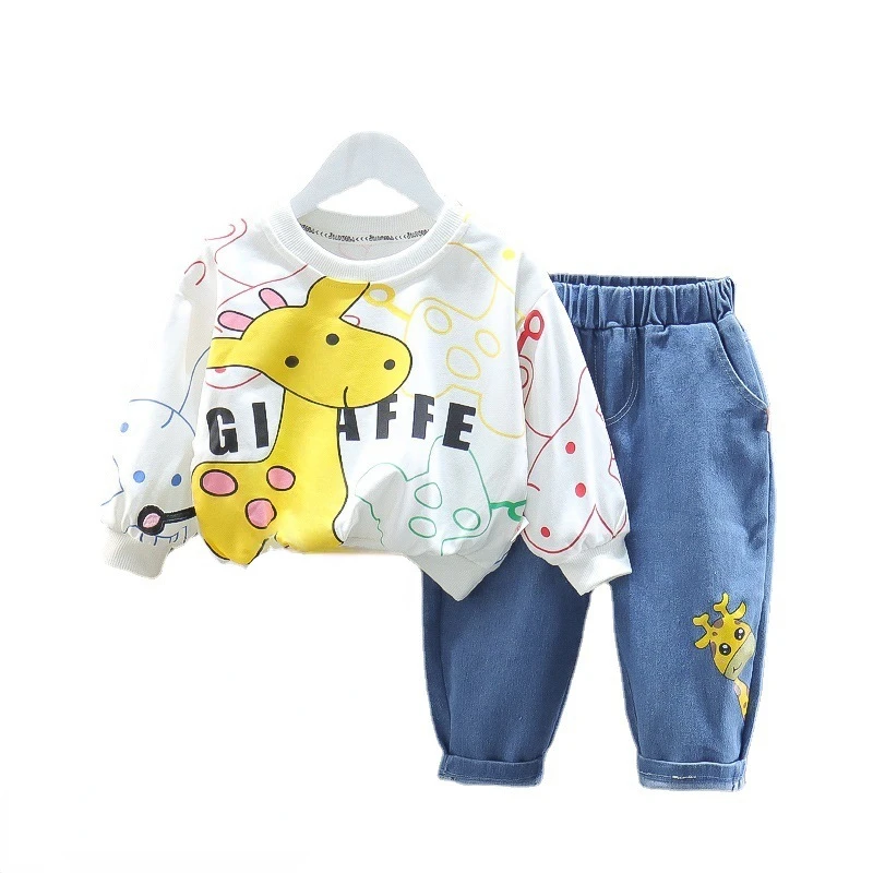 New Spring Autumn Children Girls Clothes Suit Baby Boys Cartoon T-Shirt Pants 2Pcs/Sets Toddler Casual Costume Kids Sportswear
New Spring Autumn Children Girls Clothes Suit Baby Boys Cartoon T-Shirt Pants 2Pcs/Sets Toddler Casual Costume Kids Sportswear
