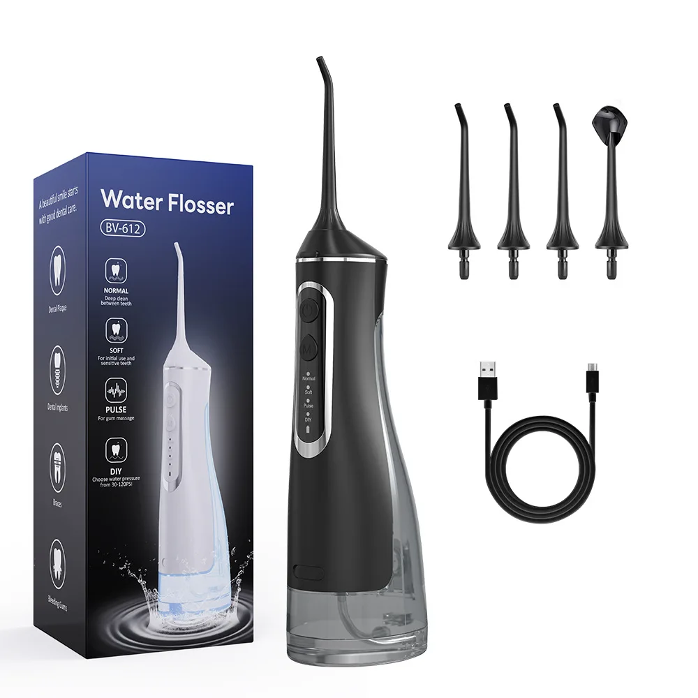 Portable Cordless Oral Irrigator Rechargeable Travel Teeth Cleaner IPX7 Waterproof Type-C Water Dental Flosser Teeth Pick 320ML
Portable Cordless Oral Irrigator Rechargeable Travel Teeth Cleaner IPX7 Waterproof Type-C Water Dental Flosser Teeth Pick 320ML