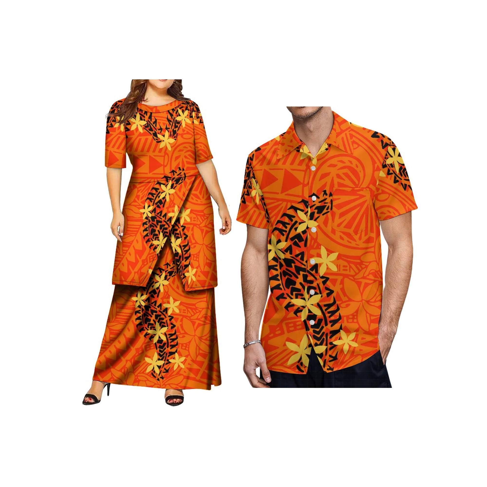 New Arrival Plus Size Samoan Puletasi 7XL Custom Tonga Polynesian Tribal Print Womens 2 Piece Sets Outfits Sets Dress
New Arrival Plus Size Samoan Puletasi 7XL Custom Tonga Polynesian Tribal Print Womens 2 Piece Sets Outfits Sets Dress