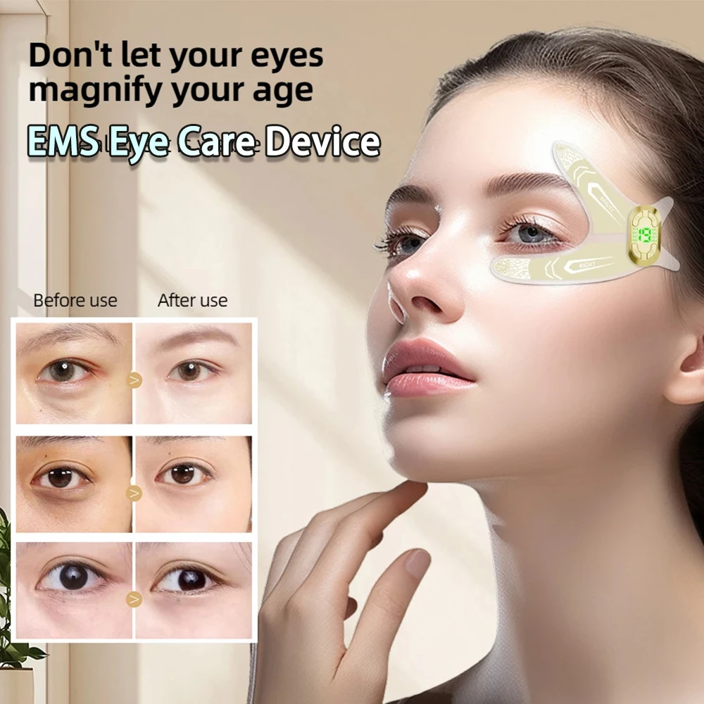EMS Eye Care Device Face Beauty Massage Muscle Stimulator Facial Lifting Forehead Anti-Wrinkle Reduce Dark Circles Eyes Swelling
EMS Eye Care Device Face Beauty Massage Muscle Stimulator Facial Lifting Forehead Anti-Wrinkle Reduce Dark Circles Eyes Swelling
