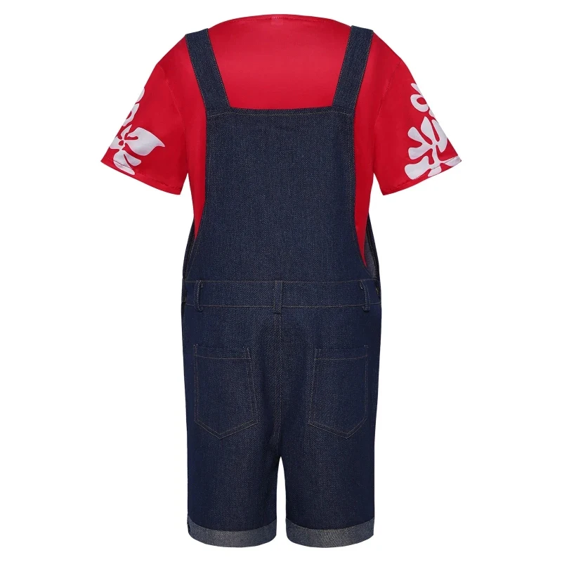 Euro 7 cos Stitch Cosplay Costume Denim Overalls, Anime Outfit Unisex Stage Performance Party Role Play Fancy Dress Up For Kids
Euro 7 cos Stitch Cosplay Costume Denim Overalls, Anime Outfit Unisex Stage Performance Party Role Play Fancy Dress Up For Kids