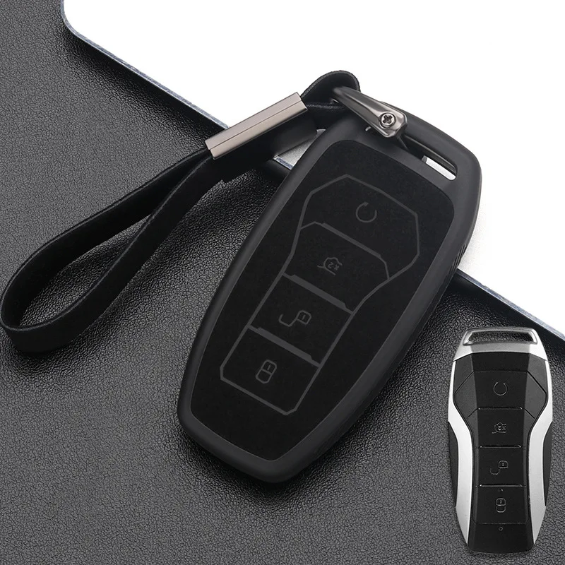 For BYD Second Song Max Tang DM EV QIn Pro Suede Leather TPU Car Remote Key Cover Case Shell Keychain Auto Protector Accessories
For BYD Second Song Max Tang DM EV QIn Pro Suede Leather TPU Car Remote Key Cover Case Shell Keychain Auto Protector Accessories