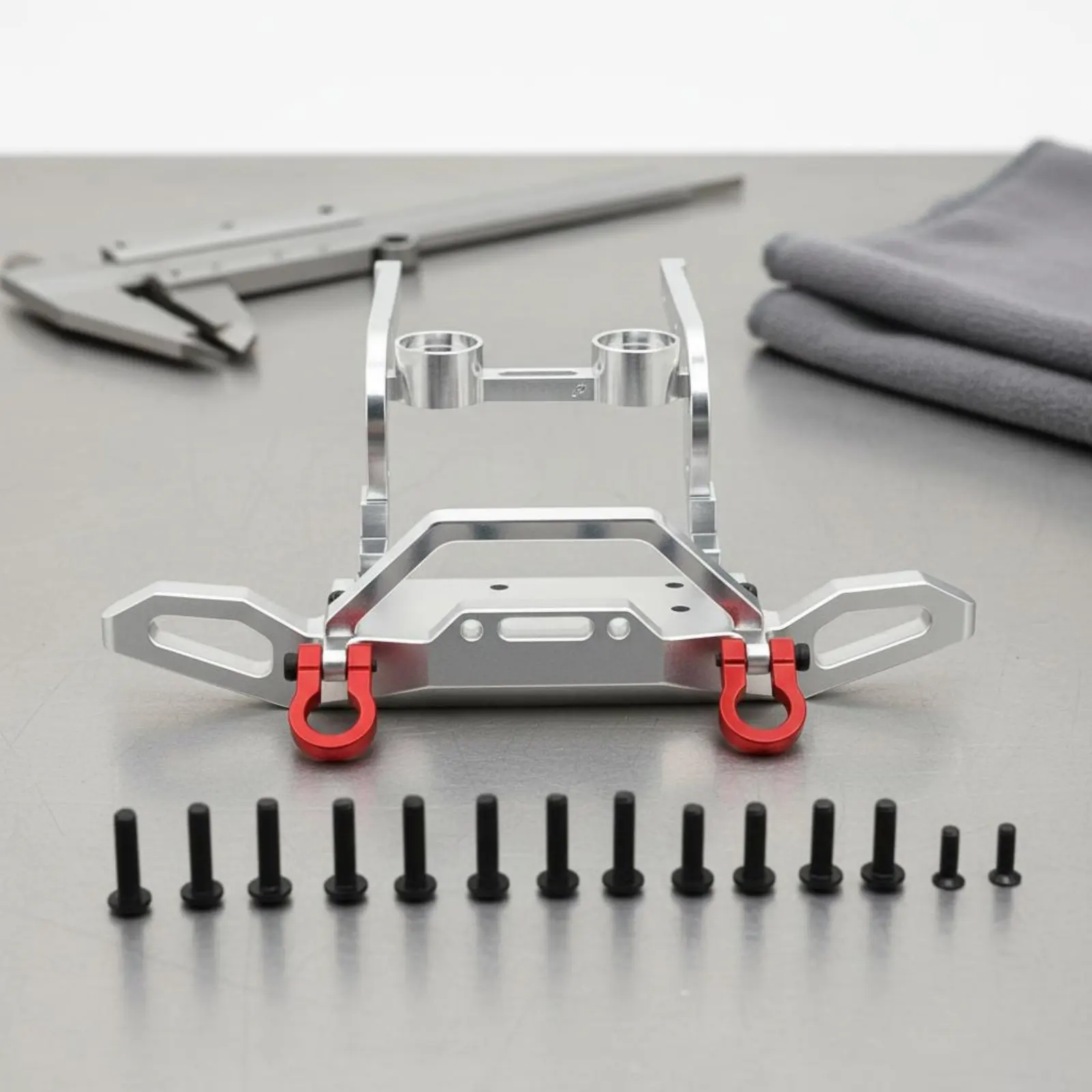 1/12 Scale RC Bumper Durable Metal Front Bumper Guard Metal Front Protector Lightweight Wear-Resistant for Away from-Terrain
1/12 Scale RC Bumper Durable Metal Front Bumper Guard Metal Front Protector Lightweight Wear-Resistant for Away from-Terrain