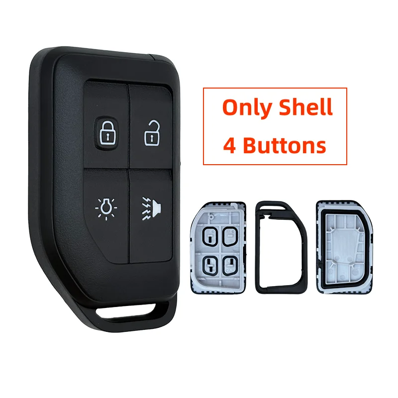 4-кнопочный смарт-пульт дистанционного управления, сменный чехол для ключа, чехол для брелока для грузовика Volvo FM FH16
4-кнопочный смарт-пульт дистанционного управления, сменный чехол для ключа, чехол для брелока для грузовика Volvo FM FH16