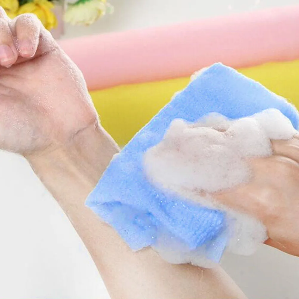 4Pcs Back Scrubber Nylon Exfoliating Bath Towels for Effective Skin Cleaning
4Pcs Back Scrubber Nylon Exfoliating Bath Towels for Effective Skin Cleaning