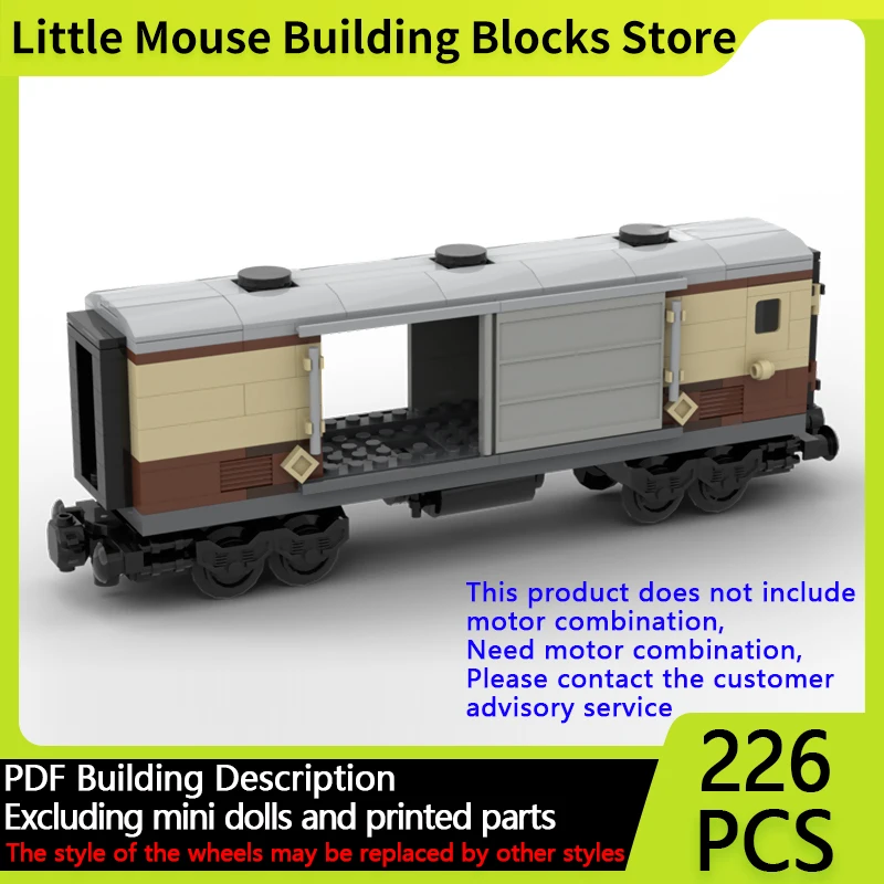 City Car Model MOC Building Bricks Steam Locomotive Baggage Car Modular Technology Gifts Holiday Assemble Children Toys Suit
City Car Model MOC Building Bricks Steam Locomotive Baggage Car Modular Technology Gifts Holiday Assemble Children Toys Suit