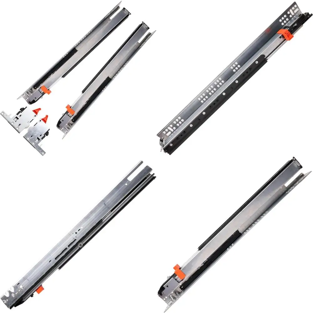 Undermount Soft Close Kitchen Drawer Slides 533mm, 120lb Load, 1/2 to 5/8 Material Thickness, Suitable for Half to Five-Eighths
Undermount Soft Close Kitchen Drawer Slides 533mm, 120lb Load, 1/2 to 5/8 Material Thickness, Suitable for Half to Five-Eighths