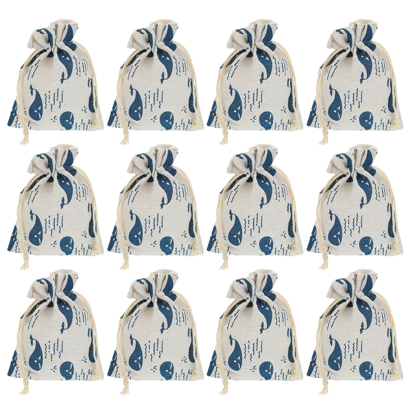 12pcs Whale Pattern Drawstring Storage Bags Festival Candy Pouches For Jewelry Sundries Party Favor Bag 
12pcs Whale Pattern Drawstring Storage Bags Festival Candy Pouches For Jewelry Sundries Party Favor Bag