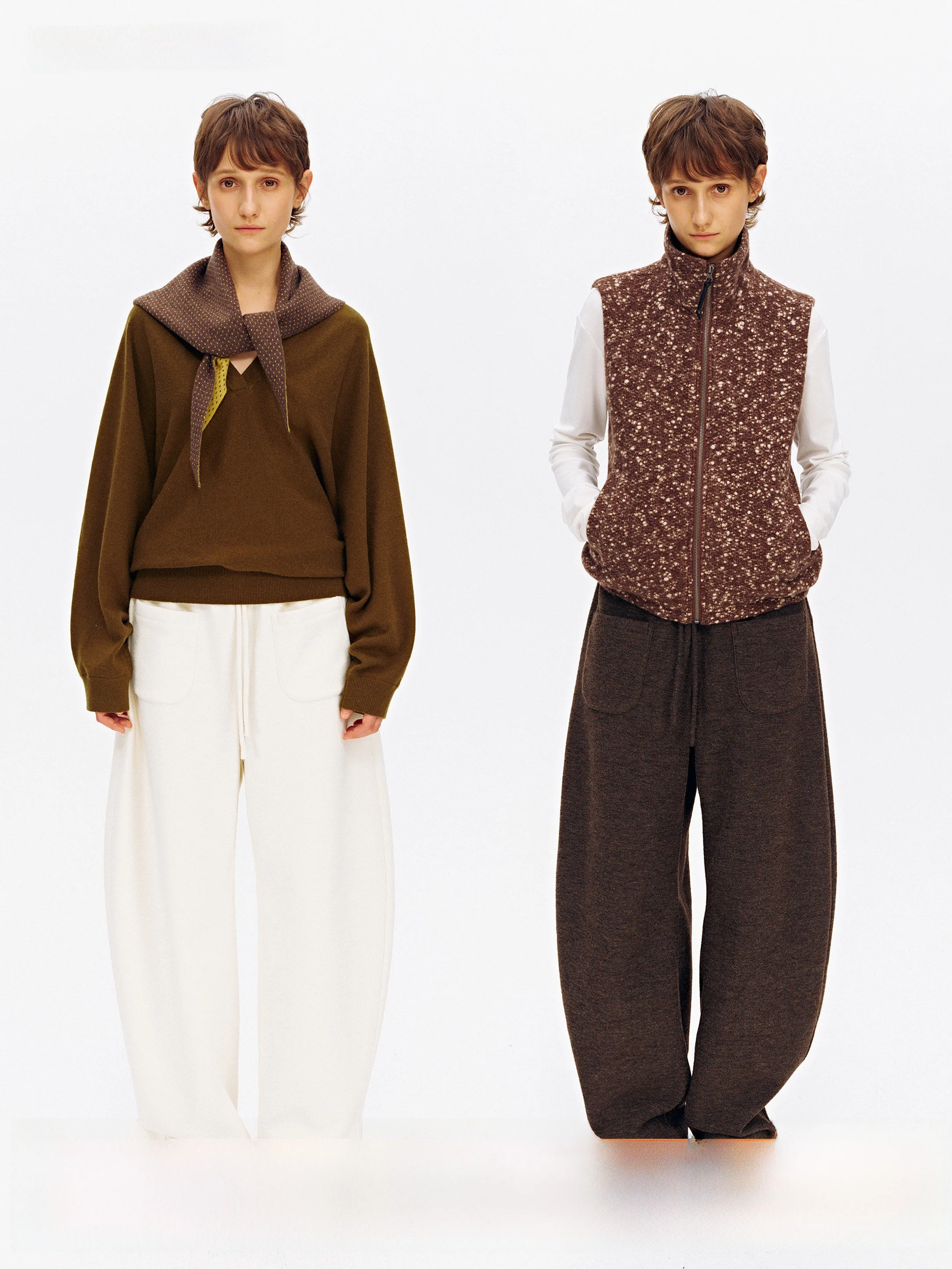 SeeKSimple Wool Blend Fleece Wide Leg Casual Pants Textured Knife Comfortable Ladies Polyester Blend Non-Stretch Trousers
SeeKSimple Wool Blend Fleece Wide Leg Casual Pants Textured Knife Comfortable Ladies Polyester Blend Non-Stretch Trousers