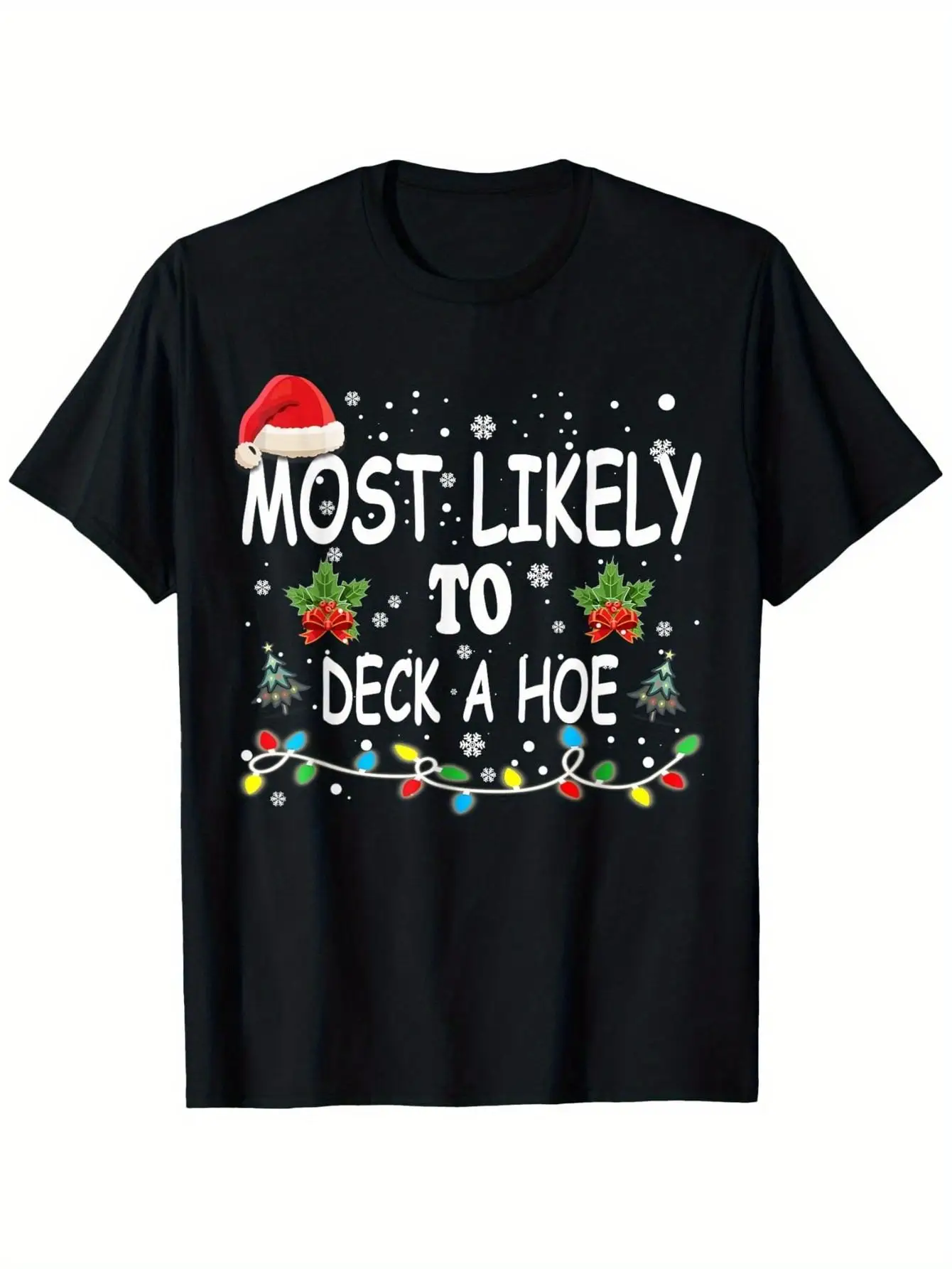 Most Likely to Dress up as an Axe Christmas T-Shirt - Unisex, 100% Cotton, Casual Short Sleeves, Holiday Santa Hat and Holiday Light Design, Fit, S-Xxxl, Christmas Clothing Unisex T-Shirt Cotton Fabric, Christmas Clothes
Most Likely to Dress up as an Axe Christmas T-Shirt - Unisex, 100% Cotton, Casual Short Sleeves, Holiday Santa Hat and Holiday Light Design, Fit, S-Xxxl, Christmas Clothing Unisex T-Shirt Cotton Fabric, Christmas Clothes