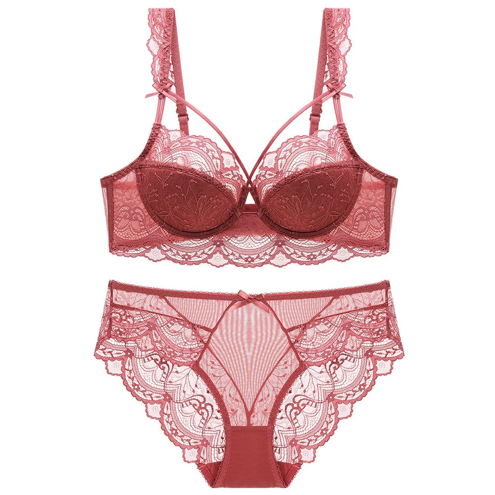 High Quality Lace Lingerie Bra Set for Women Convertible Front Closure Padded Romantic Print Comfortable Bow Decor Bra Set
High Quality Lace Lingerie Bra Set for Women Convertible Front Closure Padded Romantic Print Comfortable Bow Decor Bra Set