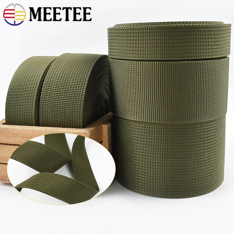 2/5/10Meters 20-50mm ArmyGreen Nylon Webbing 1mm Thick Ribbon for Bag Strap Safety Belt Pet Dollar Band DIY Sewing Accessories
2/5/10Meters 20-50mm ArmyGreen Nylon Webbing 1mm Thick Ribbon for Bag Strap Safety Belt Pet Dollar Band DIY Sewing Accessories