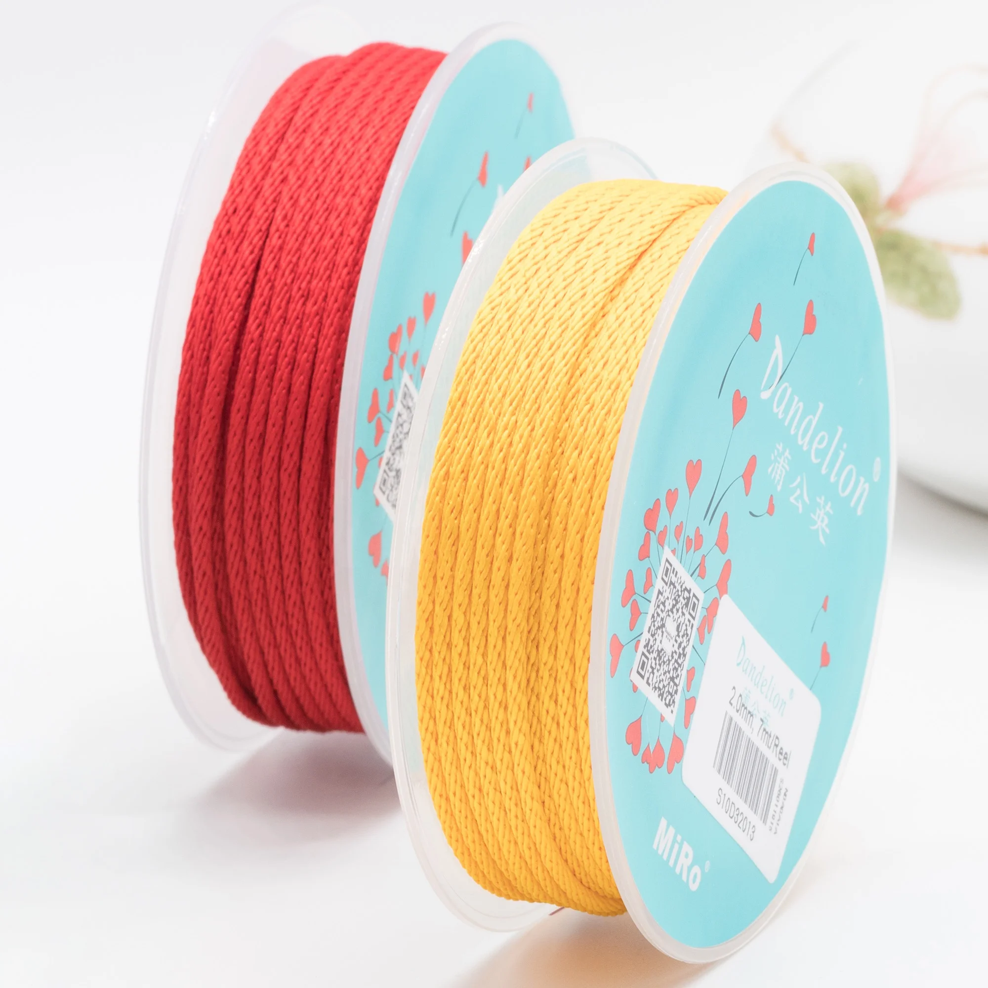 Dandelion S10D3 2mm Polyester Jewelry Cord Rope for Bracelets & Necklaces Jewelry Making Findings Accessory Thread Material
Dandelion S10D3 2mm Polyester Jewelry Cord Rope for Bracelets & Necklaces Jewelry Making Findings Accessory Thread Material