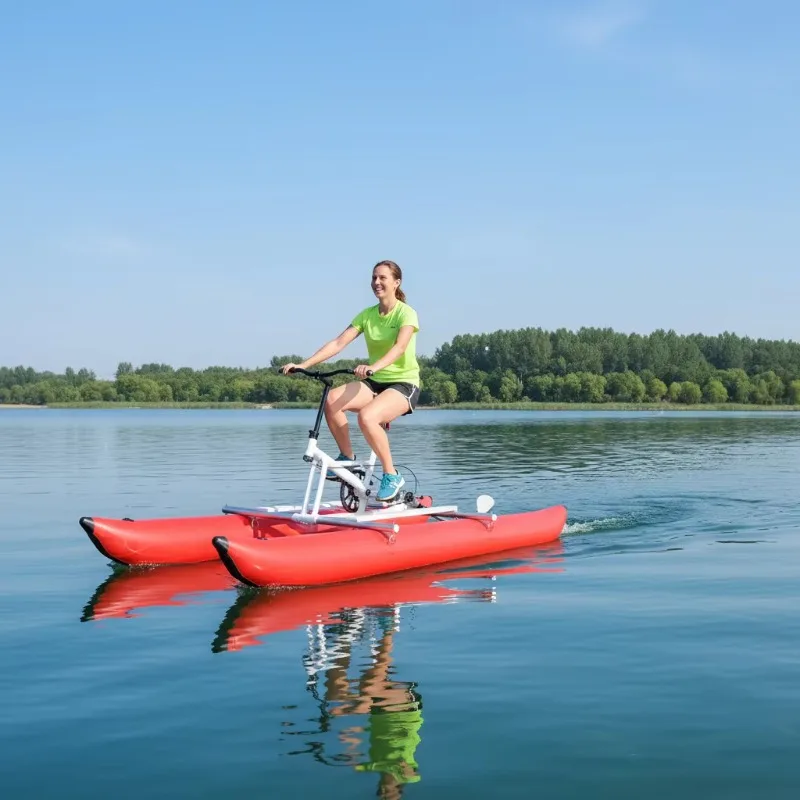 Airo QIQU Human Powered Aquatic Cycle with 18km/h Speed for Park Lake Single Person Pedal Boat Water Bike
Airo QIQU Human Powered Aquatic Cycle with 18km/h Speed for Park Lake Single Person Pedal Boat Water Bike