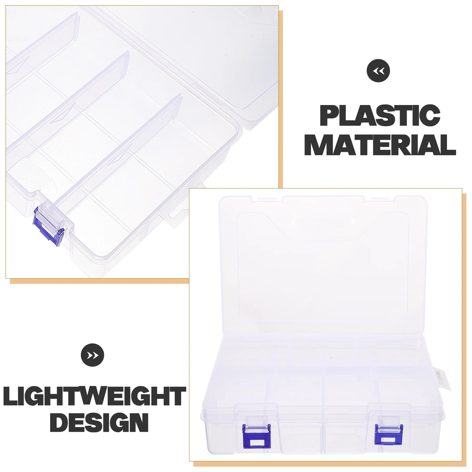 Portable Plastic Storage Box With Multi-Grid Compartments For Nail Art Supplies Organizer Beads Rhinestones Accessories
Portable Plastic Storage Box With Multi-Grid Compartments For Nail Art Supplies Organizer Beads Rhinestones Accessories
