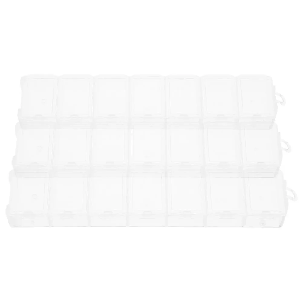3 Pcs Transparent Plastic Box Charm Organizer Beads 7 Grids Craft Supplies Jewelry Divider Container Storage Boxes
3 Pcs Transparent Plastic Box Charm Organizer Beads 7 Grids Craft Supplies Jewelry Divider Container Storage Boxes