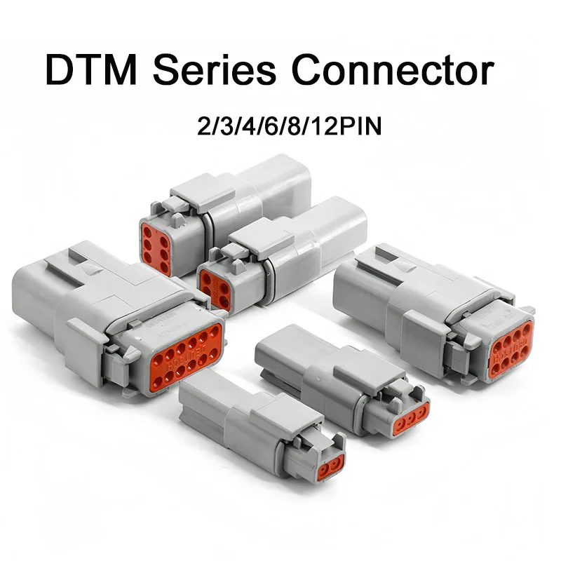 10Sets DTM Series Connector Deutsch 2/3/4/6/8/12PIN Male Female Head Wiring Terminal Wiring Harness Docking Plug DTM04-12PA
10Sets DTM Series Connector Deutsch 2/3/4/6/8/12PIN Male Female Head Wiring Terminal Wiring Harness Docking Plug DTM04-12PA