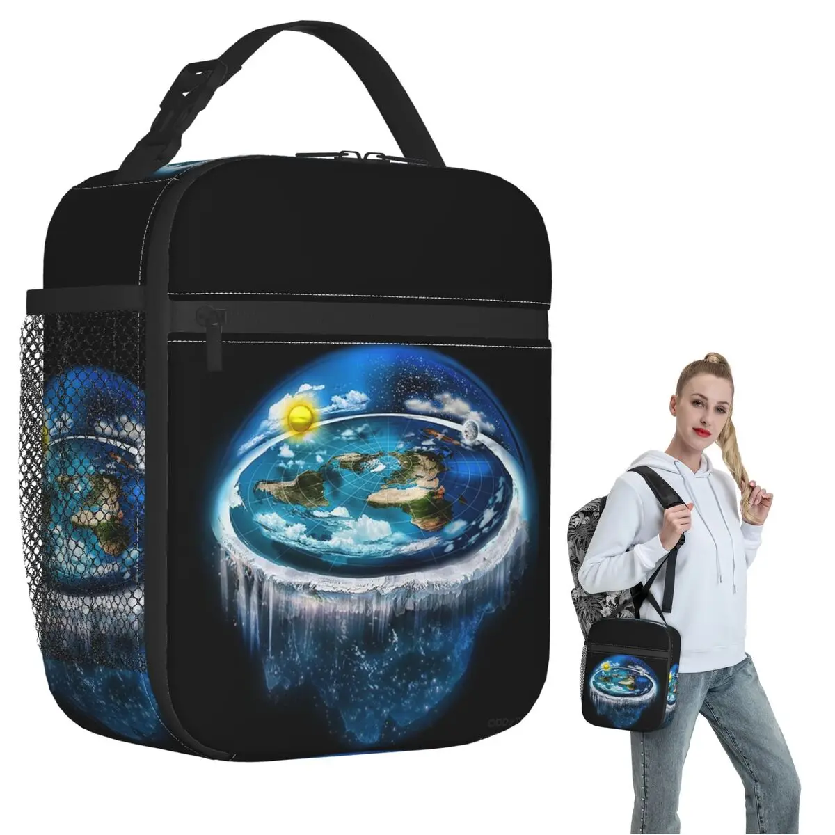 Термосумка для обедов Flat Earth With Dome A, изолированная, для женщин и детей, портативная, для еды, термосумка-тоут
Термосумка для обедов Flat Earth With Dome A, изолированная, для женщин и детей, портативная, для еды, термосумка-тоут