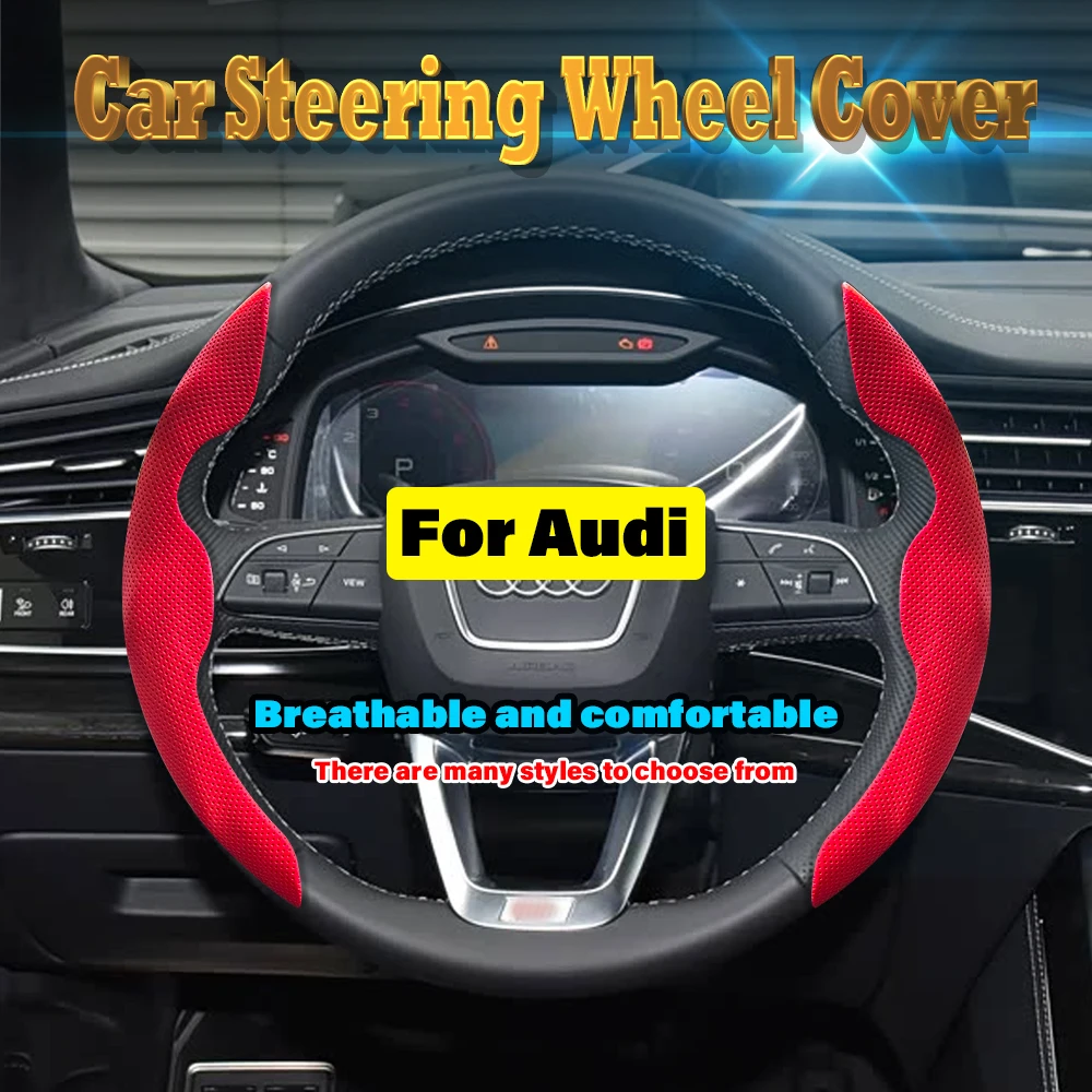 Car Steering Wheel Cover For Audi A3 A4 A5 A6 A7 TT Q3 Q5 Q7 S3 S5 Sline 8p b8 b7 b6 8v 8l C6 c7 c8 8y Sportback Accessories
Car Steering Wheel Cover For Audi A3 A4 A5 A6 A7 TT Q3 Q5 Q7 S3 S5 Sline 8p b8 b7 b6 8v 8l C6 c7 c8 8y Sportback Accessories