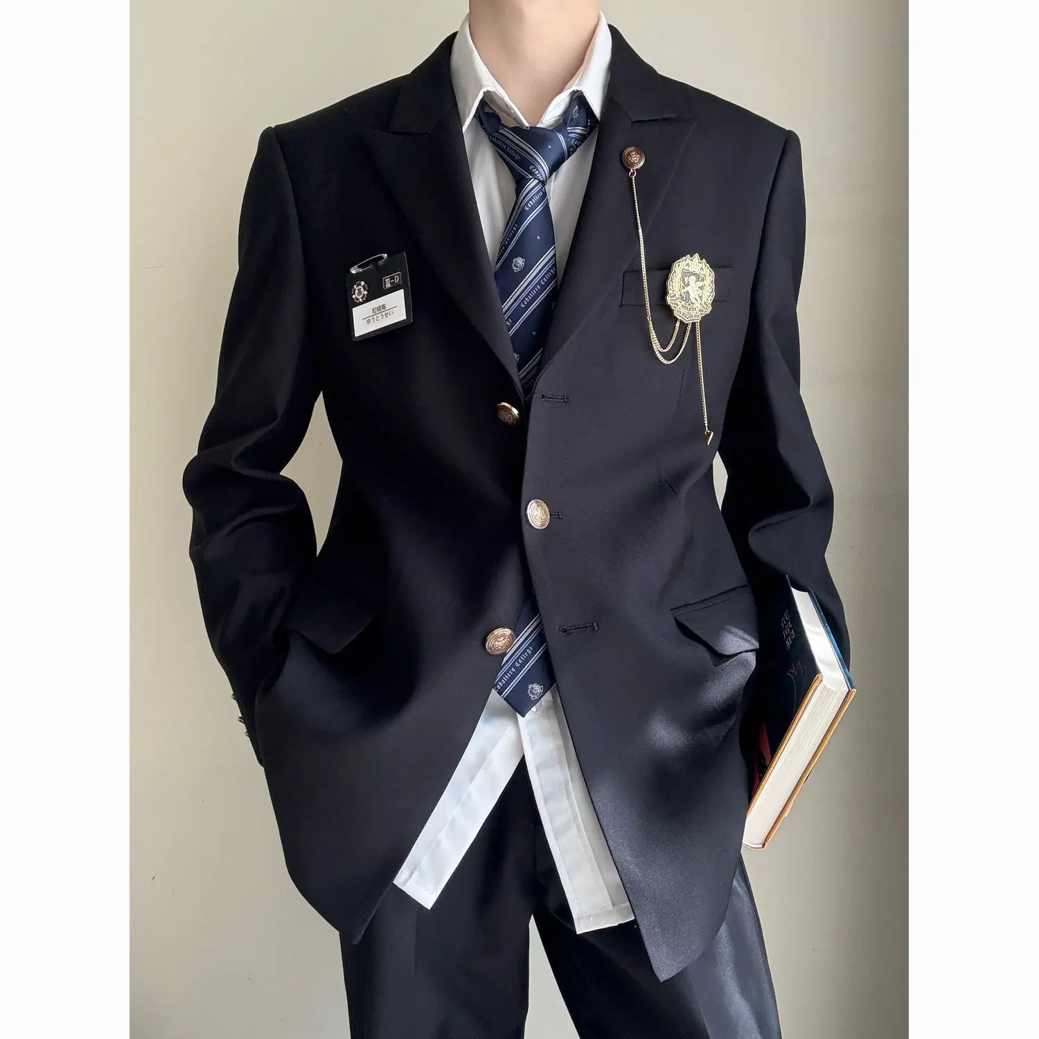 ex Versatile Academic Sle Suit Jaet DKJK All-Match Double-Cuffed Autumnal Men's Women's Faion Outerwear Coat
ex Versatile Academic Sle Suit Jaet DKJK All-Match Double-Cuffed Autumnal Men's Women's Faion Outerwear Coat