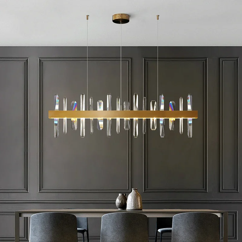 Luxury LED chandelier living room dining room crystal chandelier lighting post-modern golden restaurant bar hanging lights
Luxury LED chandelier living room dining room crystal chandelier lighting post-modern golden restaurant bar hanging lights