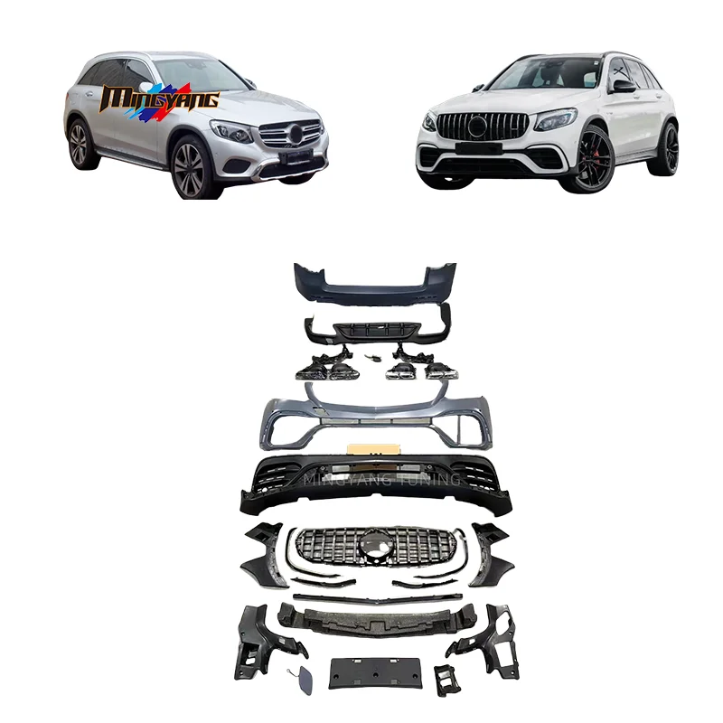 Modification New Arrival Glc Car Bumper Accessories Bodykit for Mercedes Benz 2016-2019 X253 GLC Upgrade to GLC63 Body Kit
Modification New Arrival Glc Car Bumper Accessories Bodykit for Mercedes Benz 2016-2019 X253 GLC Upgrade to GLC63 Body Kit
