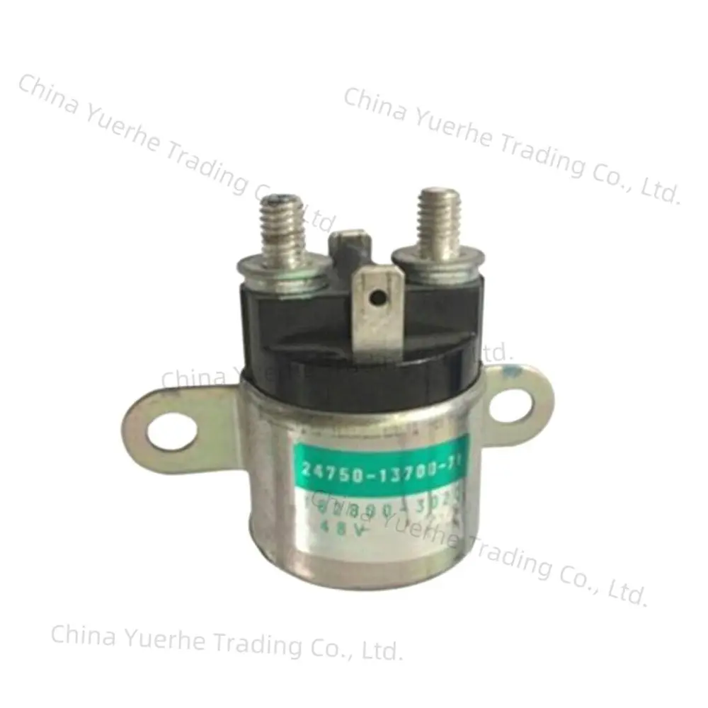 EPS Steering Motor DC 48V Contactor Solenoid Relay Switch 24750-13700-71 for Toyota Electric Forklift 6FBR 7FBR 10-30
EPS Steering Motor DC 48V Contactor Solenoid Relay Switch 24750-13700-71 for Toyota Electric Forklift 6FBR 7FBR 10-30